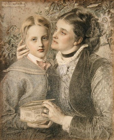 Mrs. Tom Chappell und Sohn von Anthony Frederick Augustus Sandys