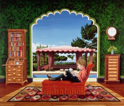Junge beim Lesen, 1983 von Anthony Southcombe