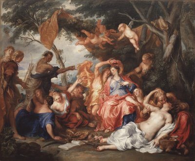Amaryllis und Mirtillo von Anthony van Dyck