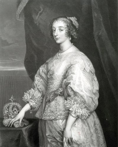 Königin Henrietta Maria, 1851 von Anthony van Dyck