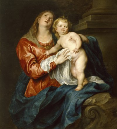 Madonna mit Kind von Anthony van Dyck