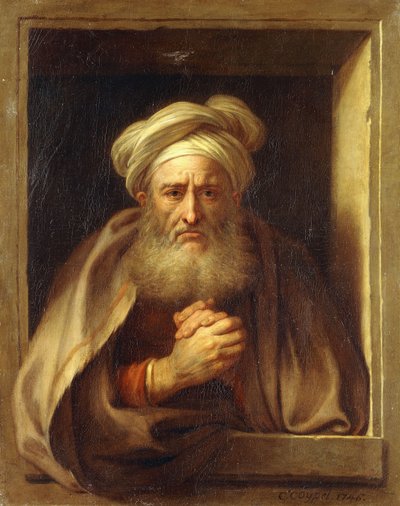 Der traurige Heraklit, 1746 von Antoine Coypel
