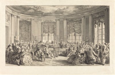 Das Konzert von Antoine Jean Duclos after Augustin de Saint Aubin