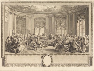 Das Konzert von Antoine Jean Duclos after Augustin de Saint Aubin
