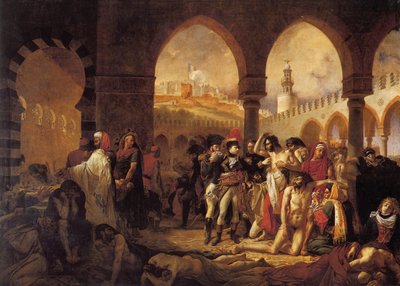 Bonaparte besucht das Pesthaus in Jaffa von Antoine Jean Gros