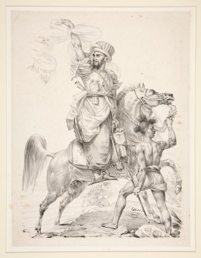 Chef der Mamelucken zu Pferd von Antoine Jean Gros