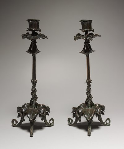 Kerzenhalter, 1800er Jahre von Antoine Louis Barye