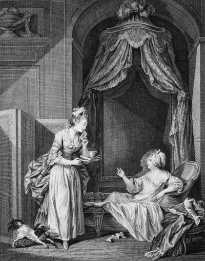 Das Bad, 1774 von Antoine Louis Romanet