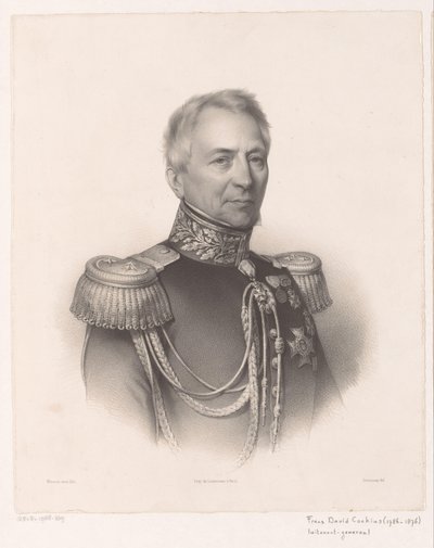 Porträt von Frans David Cochius von Antoine Maurin