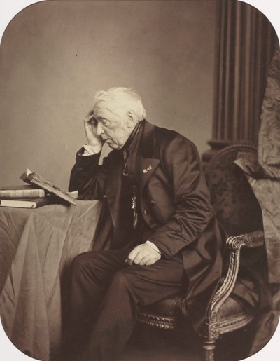 Unbekannter männlicher Sitzender von Antoine Samuel Adam Salomon