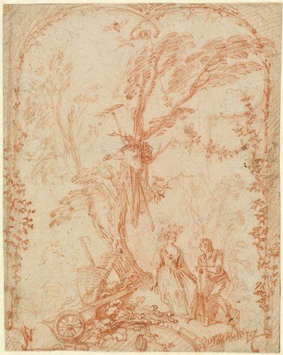 Der galante Gärtner von Antoine Watteau