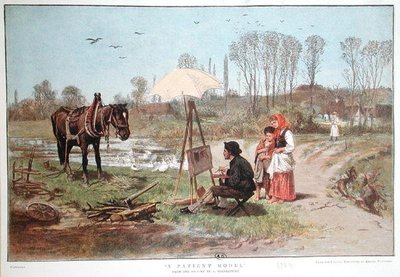 Ein geduldiges Modell von Anton (after) Kozakiewicz