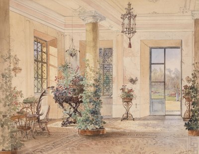 Sala Terrena in einem Schlösschen von Anton Altmann