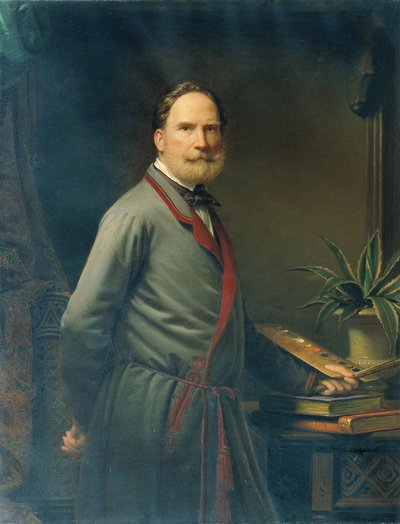 Selbstporträt von Anton Einsle