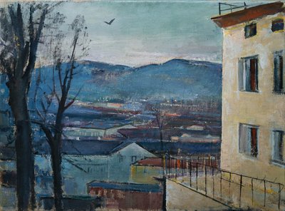 Salzburger Abendlandschaft von Anton Faistauer