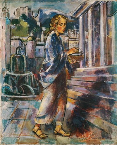 Tempelgang Mariens von Anton Faistauer