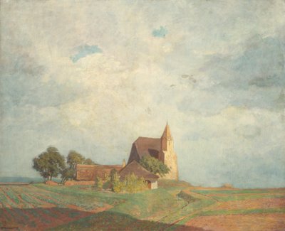 Kirche in Holzern bei Säusenstein von Anton Hans Karlinsky