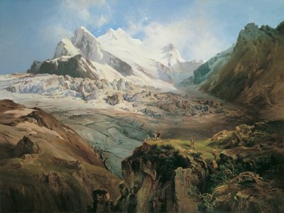 Der Stubaiferner in Tirol von Anton Hansch