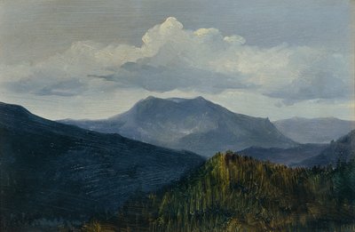 Der Schneeberg bei Gutenstein von Anton Hlavacek