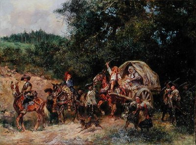 Tross, um 1900 von Anton Hoffmann