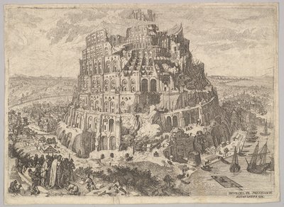 Der Turm von Babel von Anton Joseph von Prenner