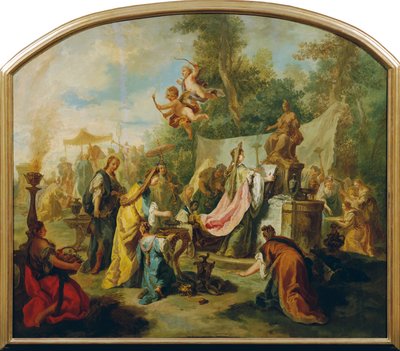 Antike Opferszene von Anton Kern