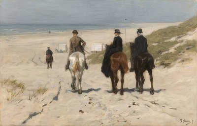 Ausritt am Strand von Anton Mauve