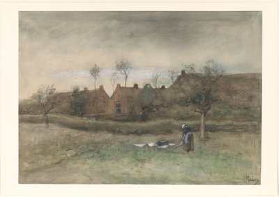 Bleichfeld von Anton Mauve