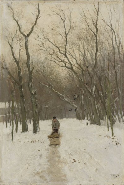 Winter in den Scheveninger Wäldern von Anton Mauve