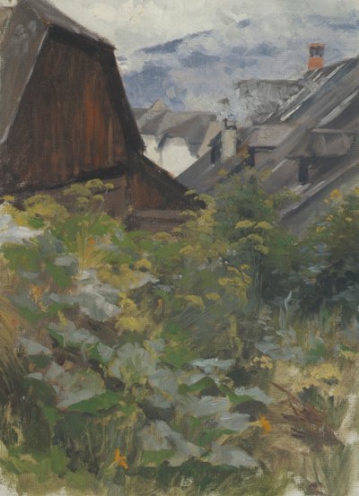 Dorfstudie von Anton Nowak