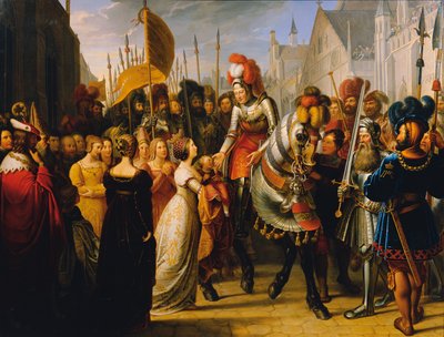Der Einzug Kaiser Maximilians I. in Gent von Anton Petter