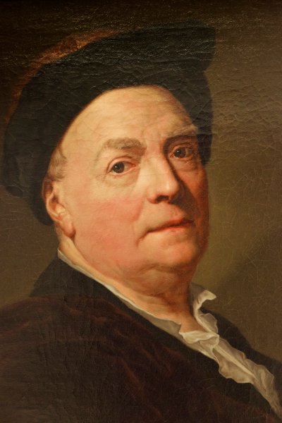 Louis de Silvestre, ca. 1745 (Detail) von Anton Raphael Mengs
