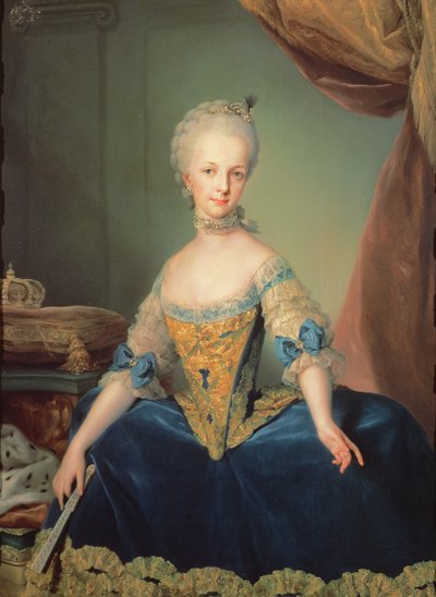 Maria Josepha von Österreich von Anton Raphael Mengs