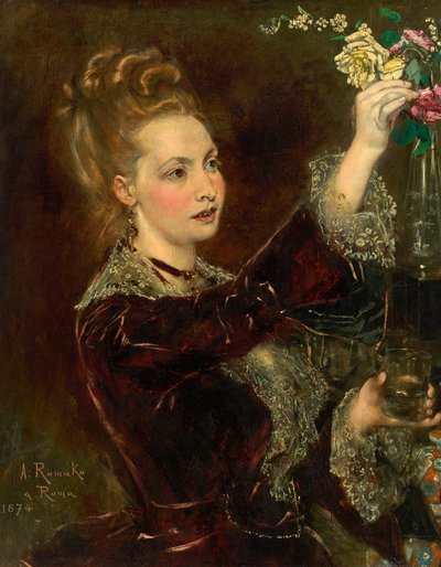 Elisabeth von Nast-Kolb, geb. Hardegg von Anton Romako