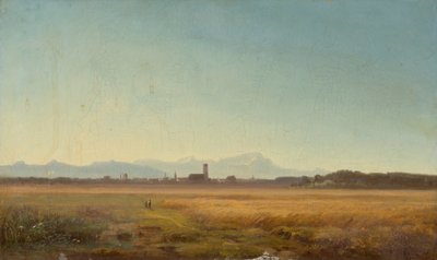 Blick auf München von Anton Zwengauer