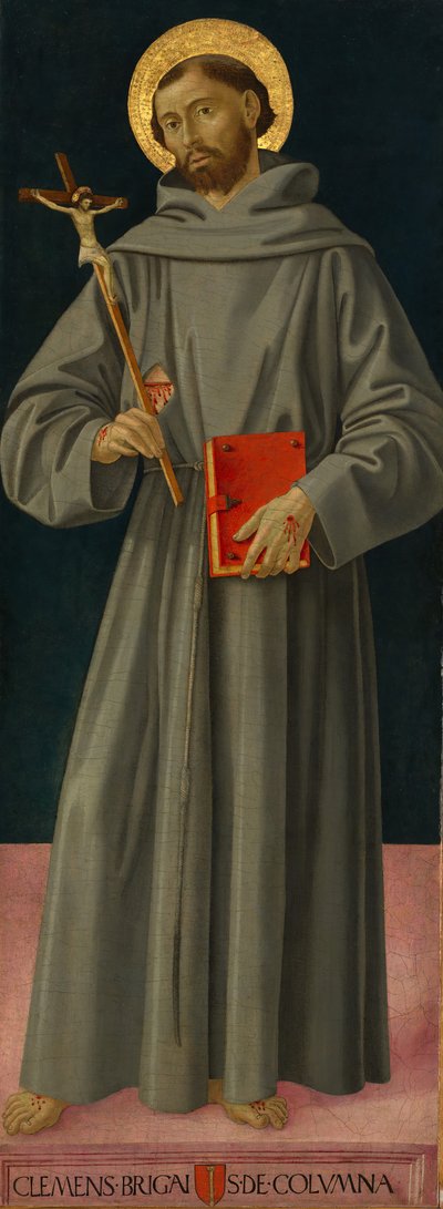 Der heilige Franz von Assisi, ca. 1480-81 von Antoniazzo Romano