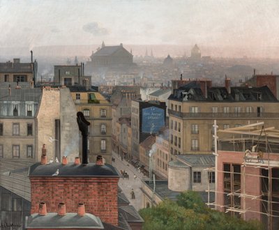 Paris von Montmartre aus gesehen, 1887 von Antonin Chittussi