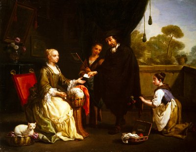 Ein Paar Genreszenen von Antonio Amorosi