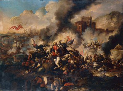 Eine Kreuzfahrerschlacht von Antonio Calza