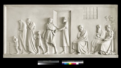 Sokrates verlässt seine Familie von Antonio Canova