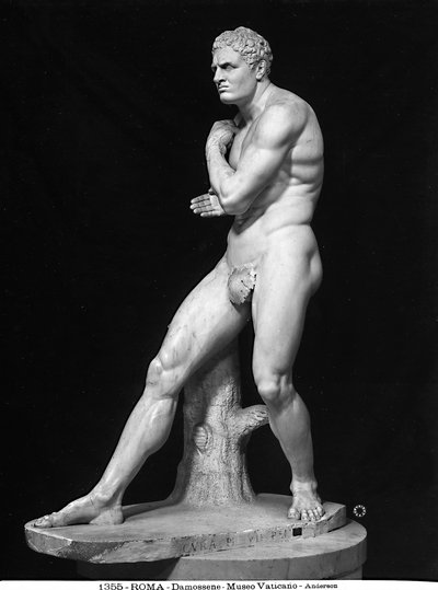 Statue von Damoxenus, ca. 1800 von Antonio Canova