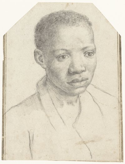Porträt eines schwarzen Jungen von Antonio Carracci