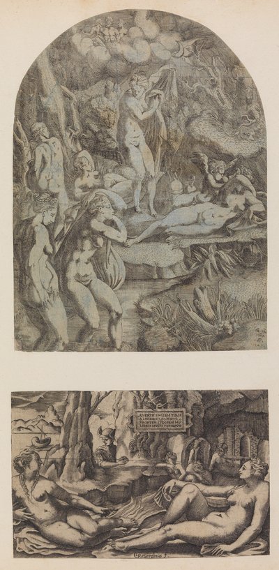 Venus und Nymphen beim Baden von Antonio Fantuzzi