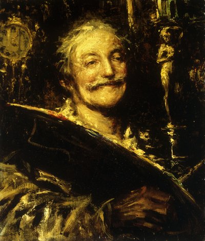 Ein Selbstporträt von Antonio Mancini