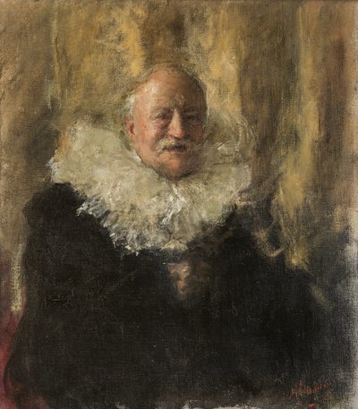 Selbstporträt von Antonio Mancini