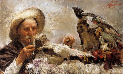 Die Wahrsagerin, 1870-1930 von Antonio Mancini