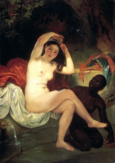 Badende Bathseba von Antonio Molinari
