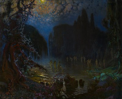 Das Baden der Nymphen von Antonio Munoz Degrain