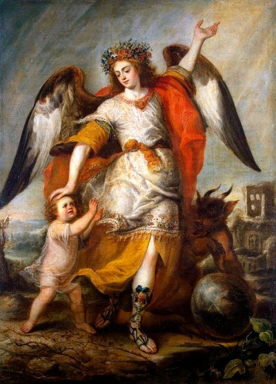 Schutzengel von Antonio Pereda y Salgado de