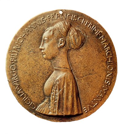 Medaille von Cecilia Gonzaga von Antonio Pisanello